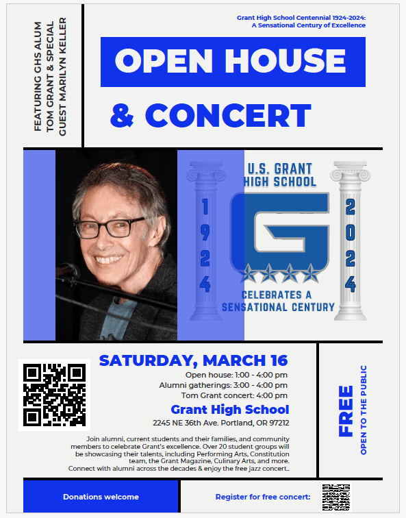 GHS Open House & Concert ticket